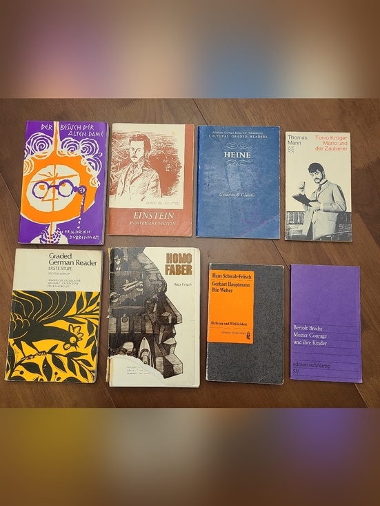 Various Other - Vintage German Paperbacks - Lot Bundle of 8 Upper Level Undergraduate Books